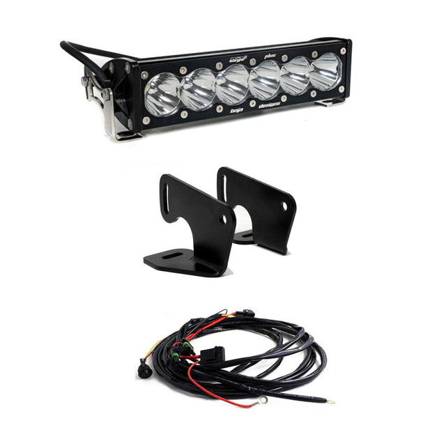 Polaris OnX6+ 10 Inch Hood Mount Light Bar Kit - Polaris 2020-2026 RZR Pro XP; 2022-2024 RZR Turbo R