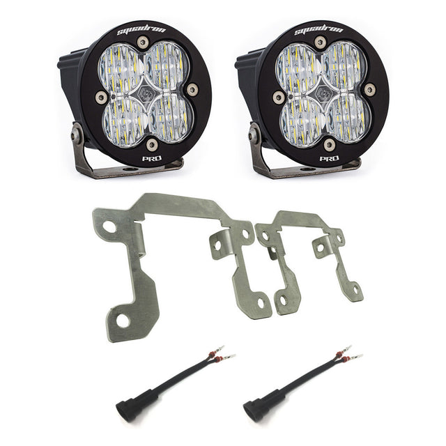 Ford Squadron Pro Fog Pocket Light Kit - Ford 2019-2023 Ranger; 2021-2025 Bronco NOTE: w/ OE Plastic Bumper