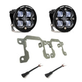 Ford Squadron SAE Fog Pocket Light Kit - Ford 2019-2023 Ranger; 2021-2025 Bronco NOTE: w/ OE Plastic Bumper