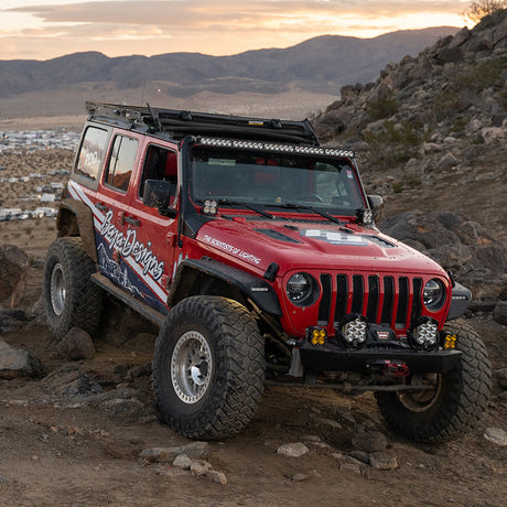 Jeep JL/JT OnX6+ 50 Inch Roof Mount Light Kit - Jeep 2020-2026 Gladiator; 2018-2026 Wrangler JL; Exc. Rubicon 392