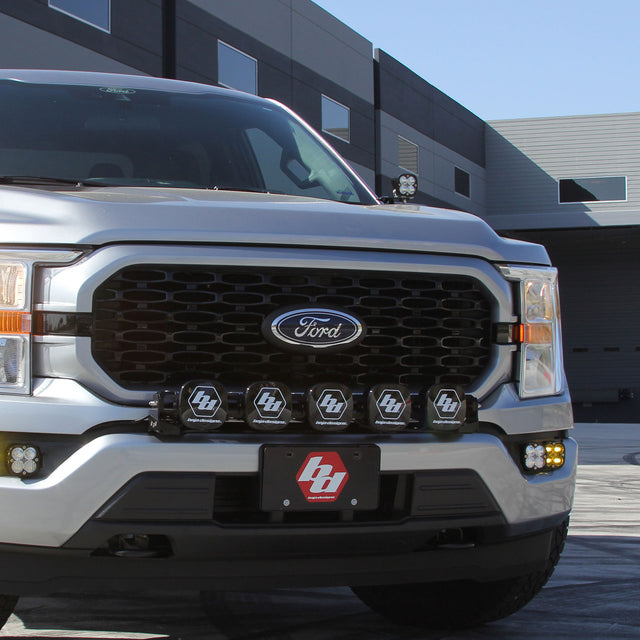 Kit de pilier F-150 A Squadron Pro Spot 21-On F-150 avec aménagement Baja Designs