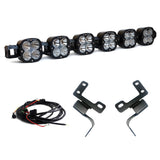 Kit de barre lumineuse connectable 6 XL, support de pare-chocs en plastique avec mise à niveau, modèles Ford Bronco Baja à partir de 21