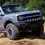 Kit de barre lumineuse connectable 6 XL, support de pare-chocs en plastique avec mise à niveau, modèles Ford Bronco Baja à partir de 21