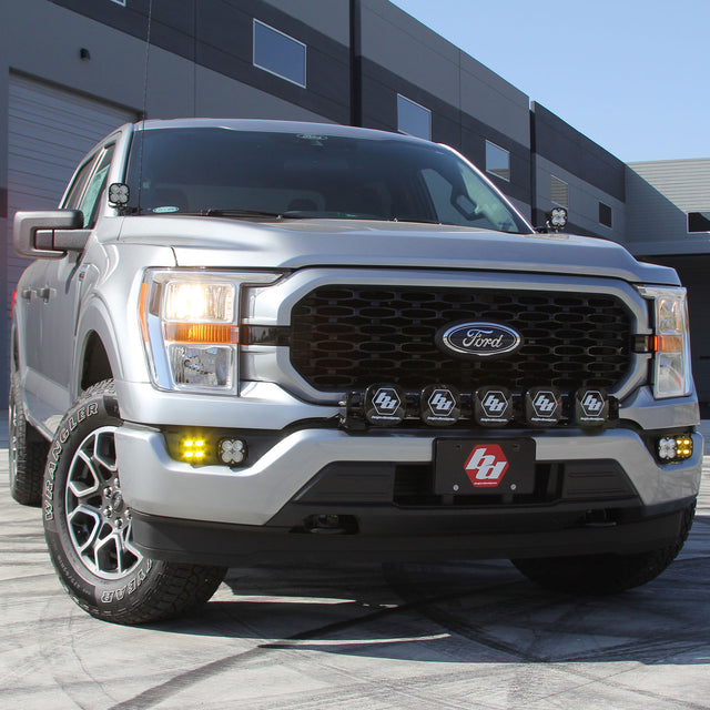 Ford Squadron SAE/Pro Fog Pocket Light Kit - Ford 2021-23 F-150