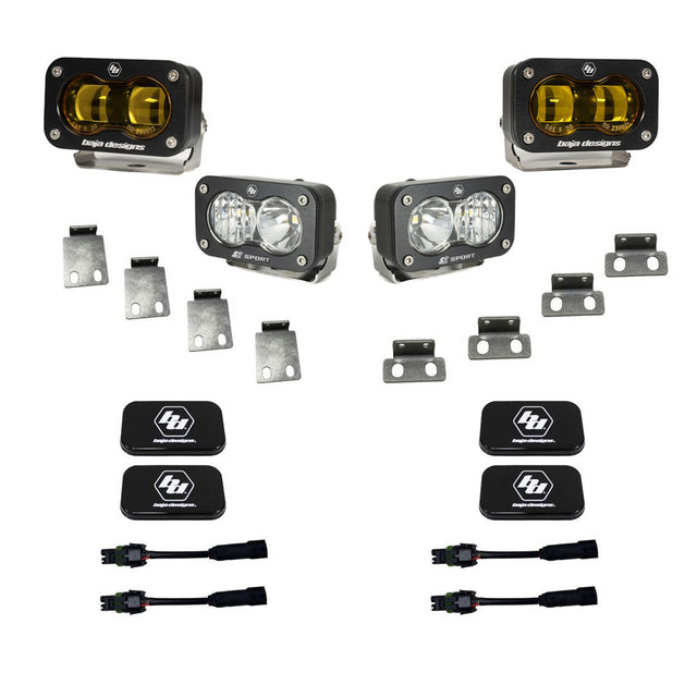 S2 SAE/S2 Sport Fog Pocket Kit - Ford 2021-2026 F-150 Raptor; 2023-2026 Bronco Raptor, 2024-2026 F-150 Raptor 37/R