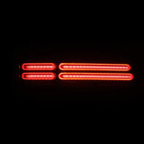 23-25 Nissan Z Quad-Loop Style NOVA-Series Prismatic LED Tail Lights Alpha-Black