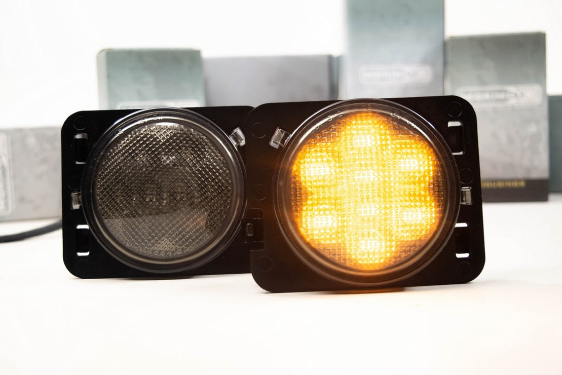 Feux de stationnement à LED pour Jeep Wrangler JK XB