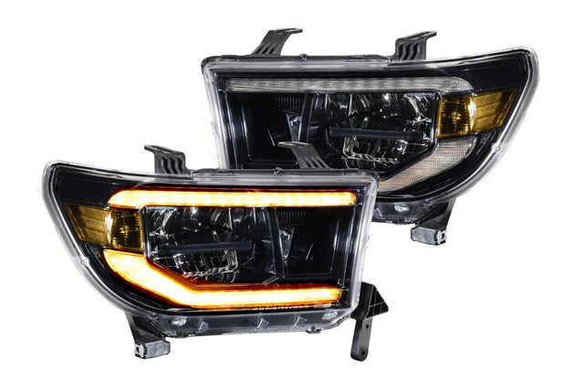 Phares à LED XB pour Toyota Tundra (07-13) (feux de jour ambrés)