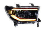 Phares à LED XB pour Toyota Tundra (07-13) (feux de jour ambrés)