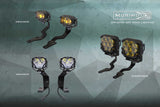 Phares à LED XB pour Toyota Tundra (07-13) (feux de jour ambrés)