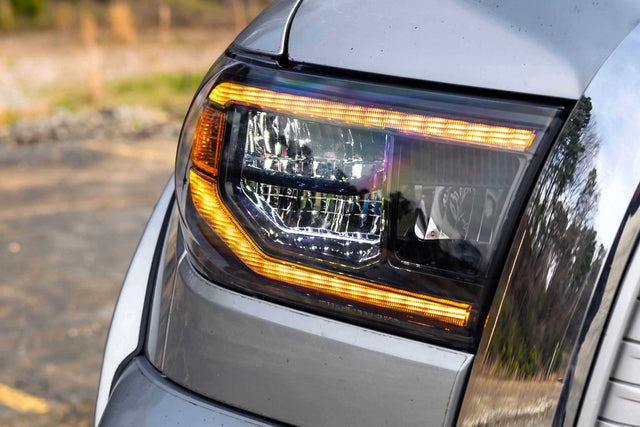 Phares à LED XB pour Toyota Tundra (07-13) (feux de jour ambrés)