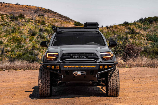 Toyota Tacoma (12-15) XB Hybrid Led Headlights (Amber Drl)