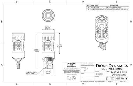 7440/7443 XPR Backup LED Bulbs
