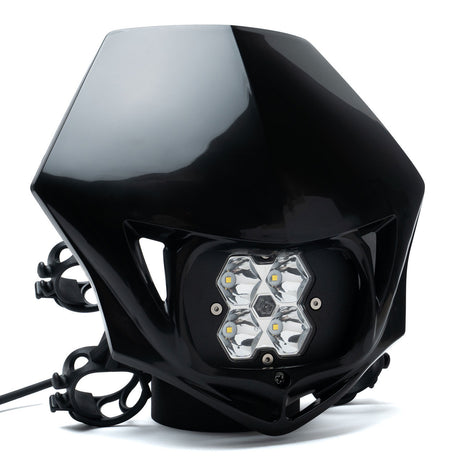 Squadron 2.0 Sport Motorcycle (A/C) LED Headlight Kit w/Shell - Universal