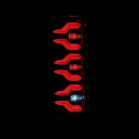 87-96 Ford F-Series/Bronco LUXX-Series LED Tail Lights Alpha-Black