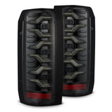 87-96 Ford F-Series/Bronco LUXX-Series LED Tail Lights Alpha-Black