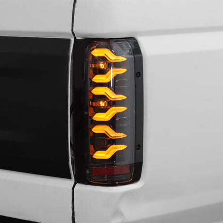 87-96 Ford F-Series/Bronco LUXX-Series LED Tail Lights Black
