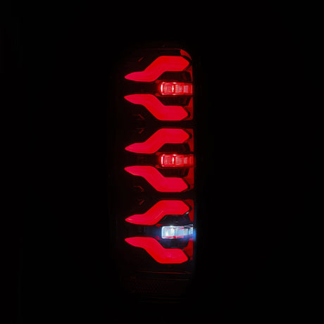 87-96 Ford F-Series/Bronco LUXX-Series LED Tail Lights Black Red