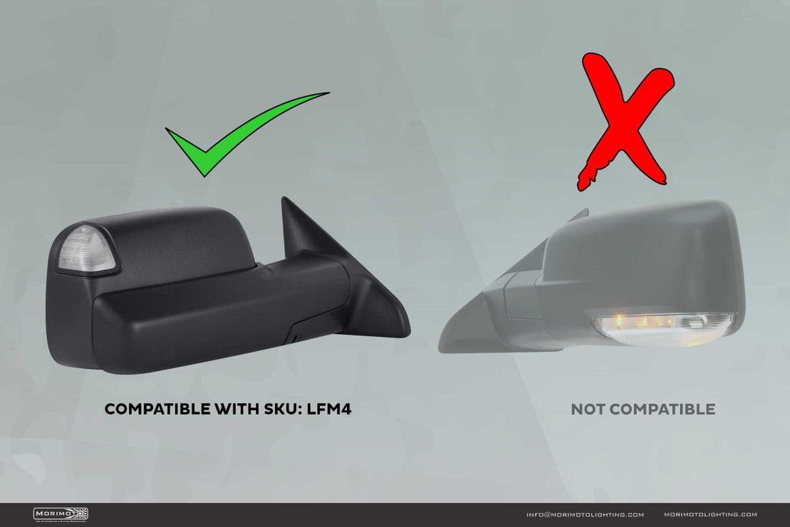 Dodge Ram (09-18) XB Led Mirror Lights (Corner)
