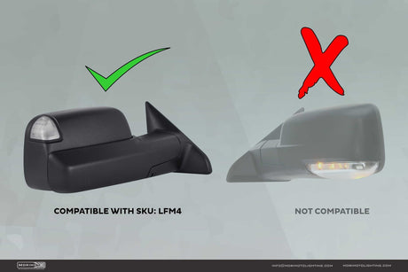 Dodge Ram (09-18) XB Led Mirror Lights (Corner)