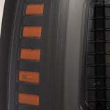 92-96 Ford F-Series/Bronco LUXX-Series LED Projector Headlights Alpha-Black