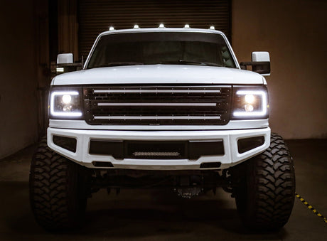 92-96 Ford F-Series/Bronco PRO-Series Halogen Projector Headlights Alpha-Black