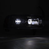 94-01 Dodge Ram 1500/94-02 Ram 2500/3500 LUXX-Series LED Headlights Alpha-Black