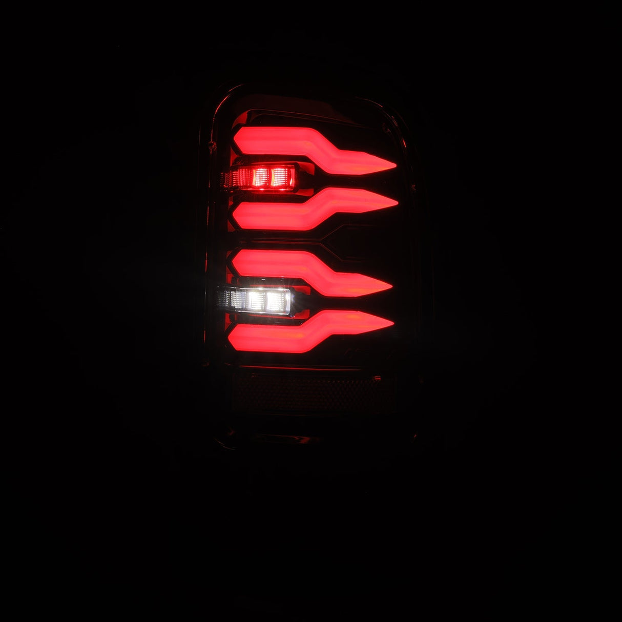 94-01 Dodge Ram 1500/94-02 Ram 2500/3500 LUXX-Series LED Tail Lights Alpha-Black