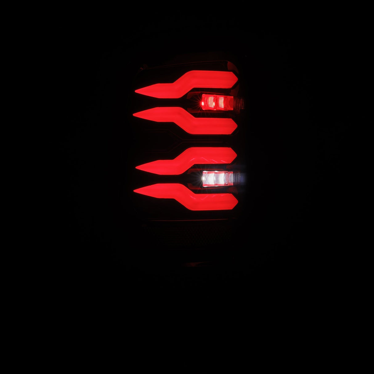 94-01 Dodge Ram 1500/94-02 Ram 2500/3500 LUXX-Series LED Tail Lights Black Red