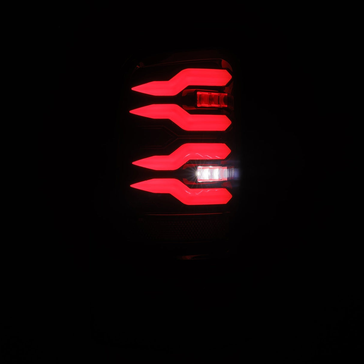 94-01 Dodge Ram 1500/94-02 Ram 2500/3500 LUXX-Series LED Tail Lights Black Red
