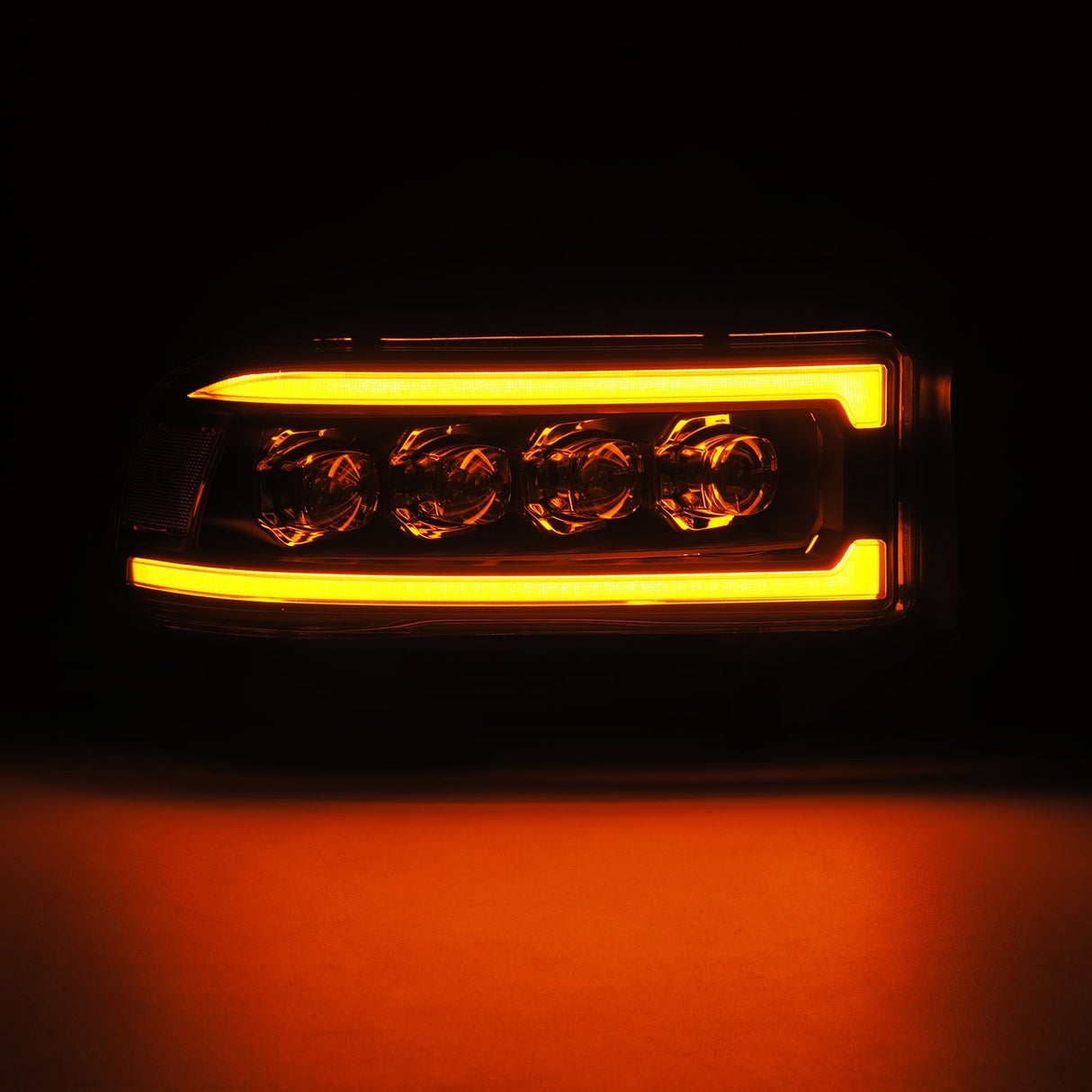 94-01 Dodge Ram 1500/94-02 Ram 2500/3500 NOVA-Series LED Headlights Black
