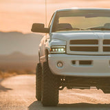 94-01 Dodge Ram 1500/94-02 Ram 2500/3500 NOVA-Series LED Headlights Alpha-Black