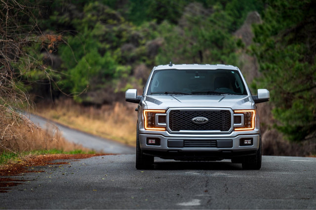 Phares à LED Ford F-150 (18-20) XB (feux de jour ambrés)