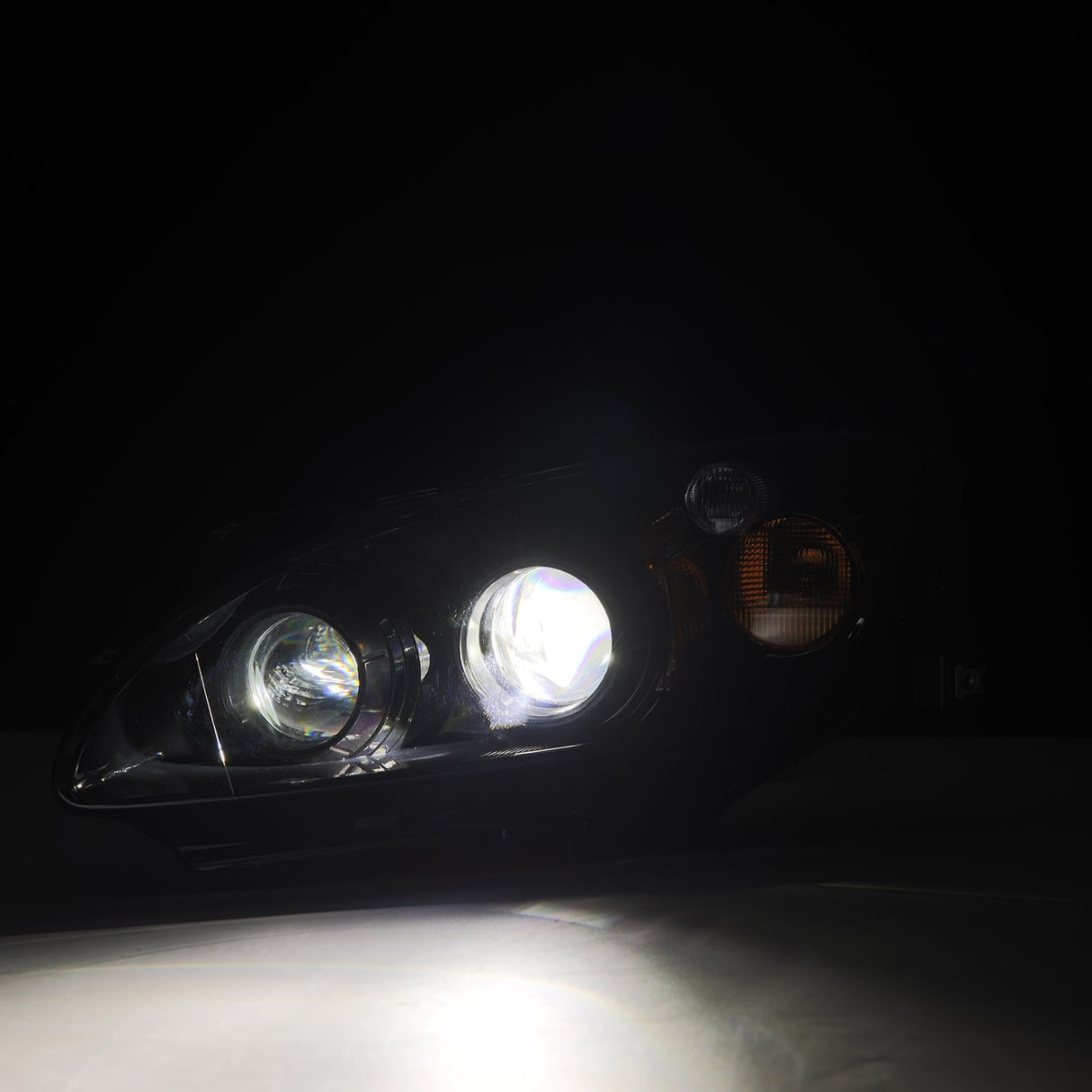 Phares projecteurs à LED pour Honda S2000 série LUXX 99-09, Alpha-Black