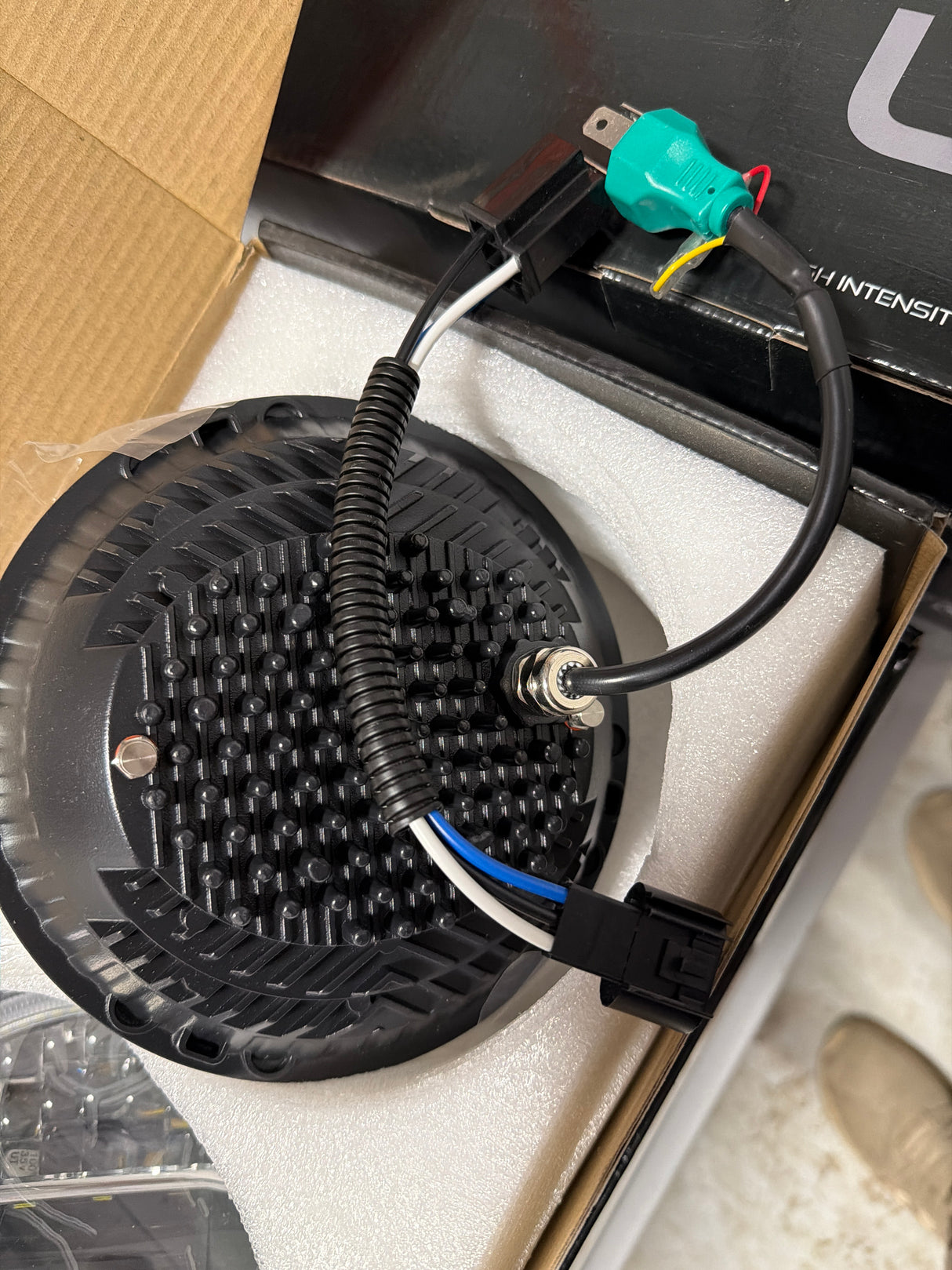 Ensemble de phares à LED ronds de 7 po