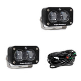 S2 SAE LED Auxiliary Light Pod Pair - Road Legal