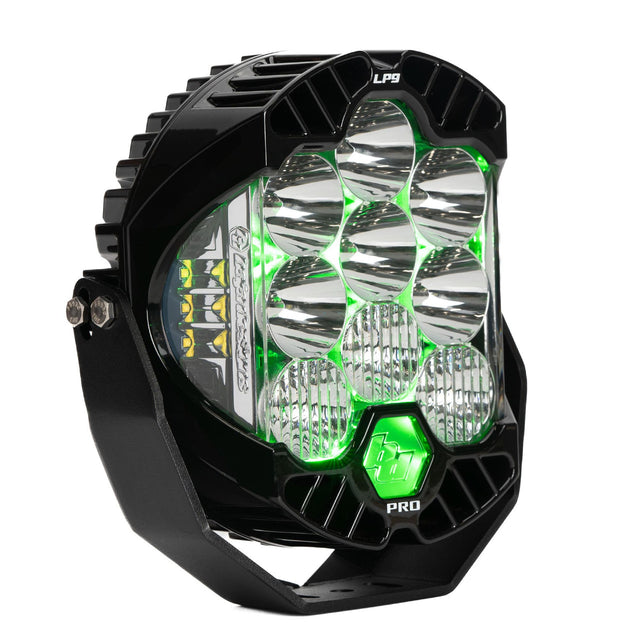 Pods lumineux LED à motif de spot haute vitesse Ambre série LP9 Baja Designs