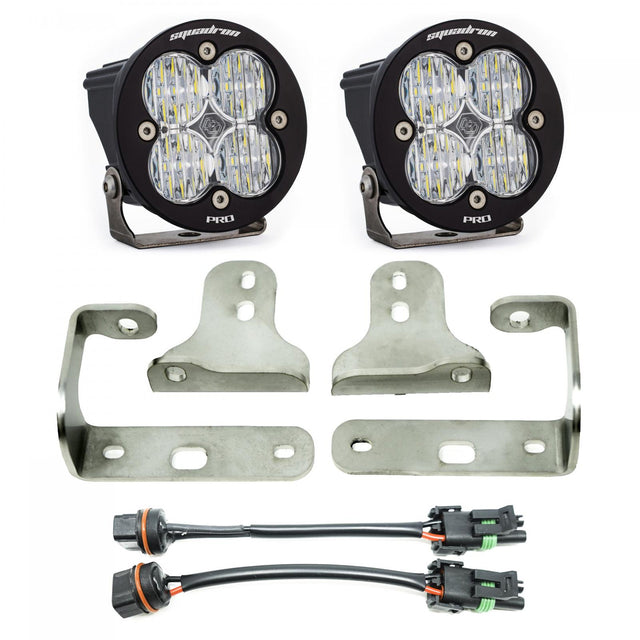 Kit de feux antibrouillard encastrés Squadron-R Pro pour Jeep JL/JT - Jeep Gladiator 2020-2026 ; Wrangler JL 2018-2026