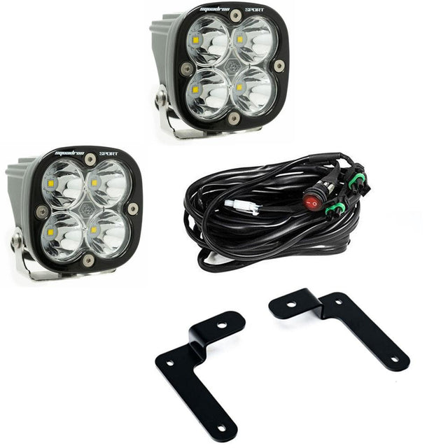 Kit d'éclairage de montant de pare-brise Jeep JL/JT Squadron Sport - Jeep Gladiator 2020-2026; Wrangler JL 2018-2026