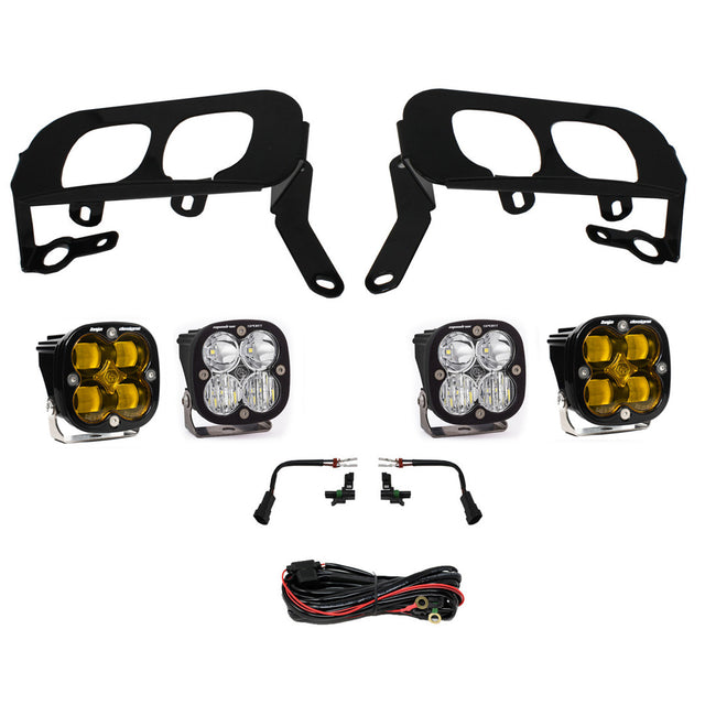Squadron Sport/SAE Dual Fog Pocket Light Kit - 2014-15 Chevrolet Silverado 1500