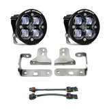 Jeep JL Feu antibrouillard Squadron-R SAE 18-Pres Wrangler JL Sport/Sport-S Kit de poche antibrouillard Ambre Baja Designs