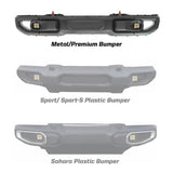 Jeep JL Fog Light Squadron-R 18-Pres Wrangler JL Rubicon Fog Pocket Kit Ambre Baja Designs Baja Designs