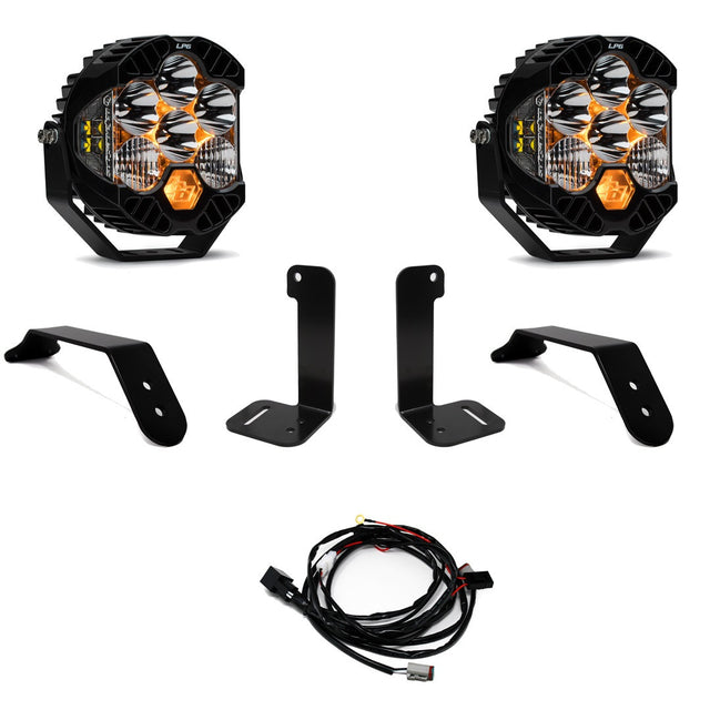 Jeep JL/JT LP6 Pro Bumper Light Kit - Jeep 2020-2026 Gladiator; 2018-2026 Wrangler JL