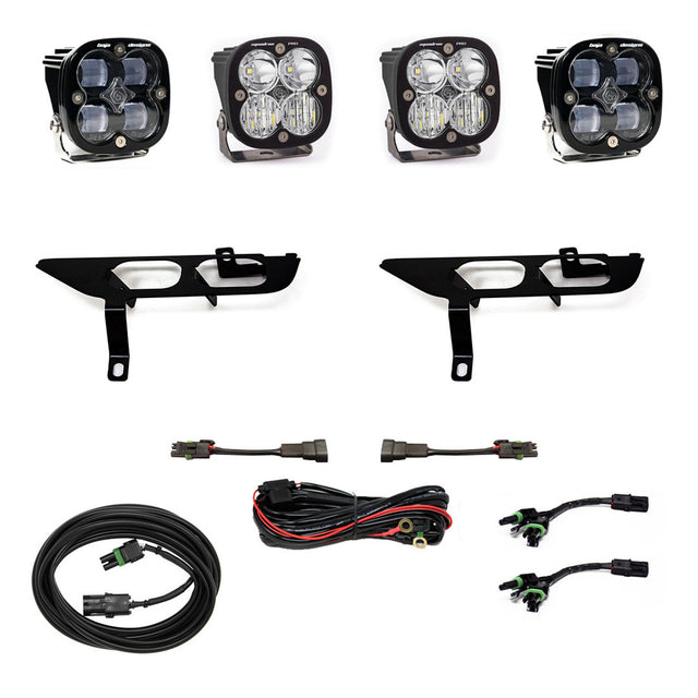 Ford Squadron SAE/Pro Fog Pocket Light Kit - Ford 2021-23 F-150