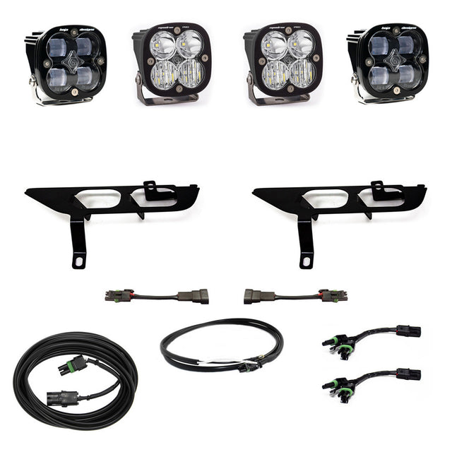 Ford Squadron SAE/Pro Fog Pocket Light Kit - Ford 2021-23 F-150