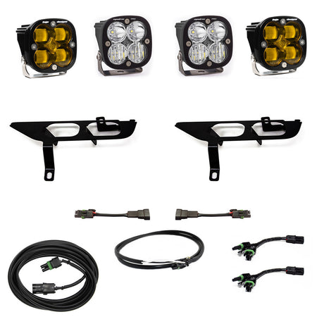 Ford Squadron SAE/Pro Fog Pocket Light Kit - Ford 2021-23 F-150