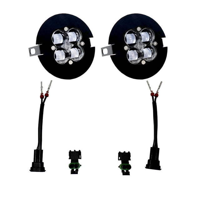 Ford/Toyota Squadron SAE Fog Pocket Light Kit - Ford 2006-14 F-150; Toyota 2005-11 Tacoma; 2007-13 Tundra