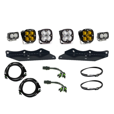 Ford Squadron SAE/S2 Fog Pocket Light Kit - Ford 2017-20 F-150