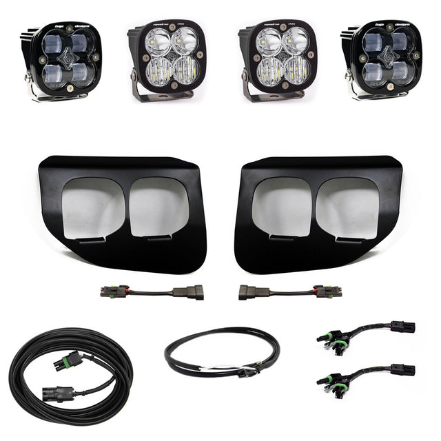 Ford Squadron SAE/Pro Fog Pocket Light Kit - Ford 2020-22 F-250/350 Super Duty