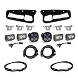 Ford Squadron SAE/Dual S2 Sport Steel Bumper Fog Pocket Light Kit - Ford 2021-2026 Bronco; 2022-2026 Bronco Raptor